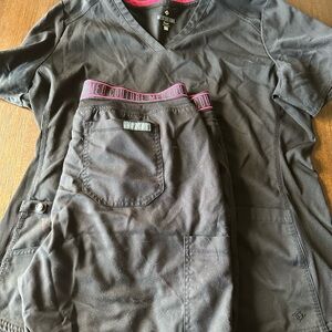 Med Couture Black Scrubs set